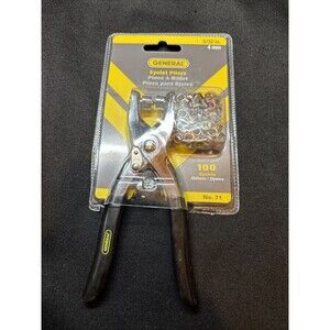 New Sealed Eyelet Pliers With 100 Eyelets Set - General Tools Model No 71